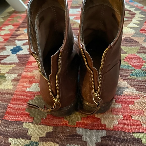 Brown Ugg Leather Booties - Picture 2 of 8